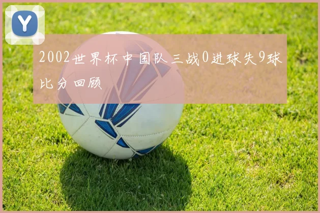 2002世界杯中国队三战0进球失9球比分回顾